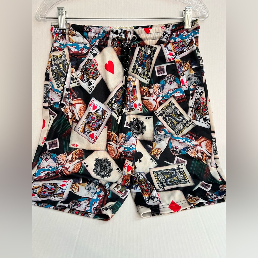 Fresh Prince of Bel Air Men's Playing Card Print Shorts